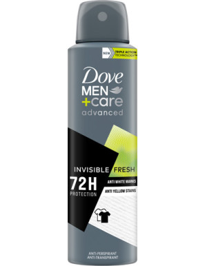 DOVE DEO SPRAY MEN ADVANCED CARE INVISIBLE FRESH ML.150