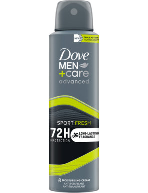 DOVE DEO SPRAY MEN ADVANCED CARE SPORT FRESH ML.150