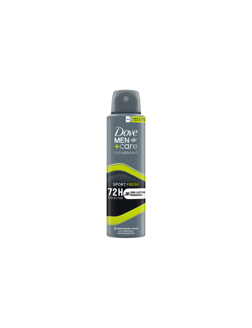 DOVE DEO SPRAY MEN ADVANCED CARE SPORT FRESH ML.150