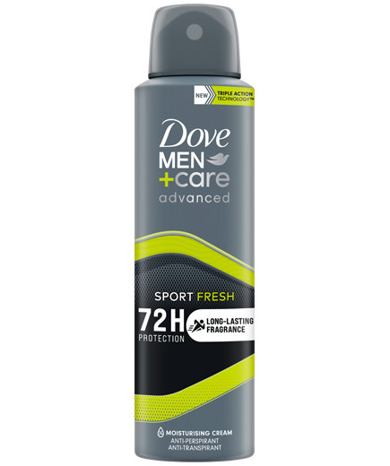 DOVE DEO SPRAY MEN ADVANCED CARE SPORT FRESH ML.150