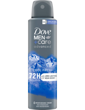 DOVE DEO SPRAY MEN ADVANCED CARE COOL FRESH ML.150