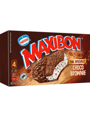 MOTTA MAXIBON CHOCO BROWNIE X4 G.240