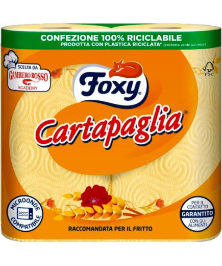 FOXY CARTA PAGLIA 2 ROT MAXI ASCIUGATUTTO 2VELI