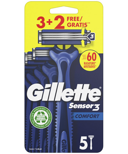GILLETTE SENSOR3 USA E GETTA COMFORT X3+2 OM.