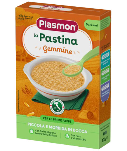 PLASMON 6+ GEMMINE GR.300 PASTINA