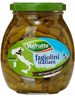 Valfrutta Fagiolini Finissimi gr.360 Vaso in Vetro