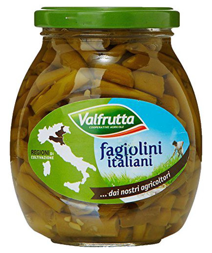 Valfrutta Fagiolini Finissimi gr.360 Vaso in Vetro