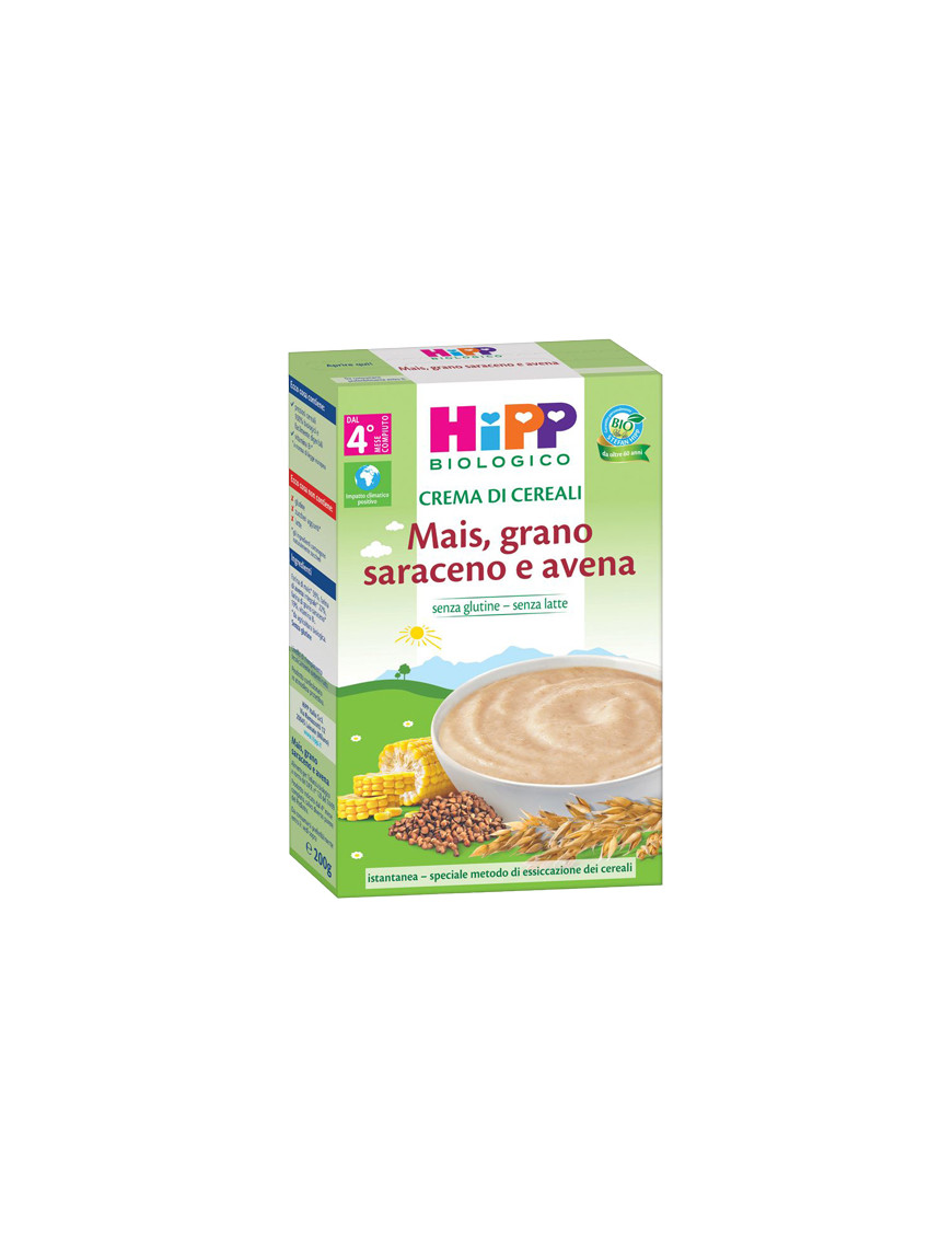 HIPP CREMA DI MAIS GRANOSARACENO E AVENA G.200