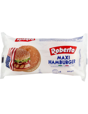 ROBERTO PANE MAXI HAMBURGERC/SESAMO G.300 (PZ.4)