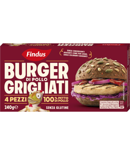 FINDUS BURGER DI POLLOGRIGLIATI  G.240 SURG.