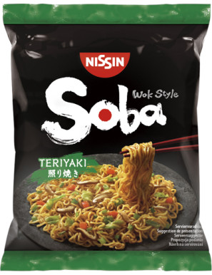 NISSIN - YAKISOBA BAG TERIYAKI GR.110