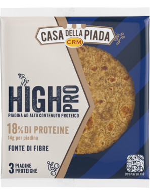 CASA DELLA PIADA PIADINA HIGH PROTEIN G.225 (X3PZ.)