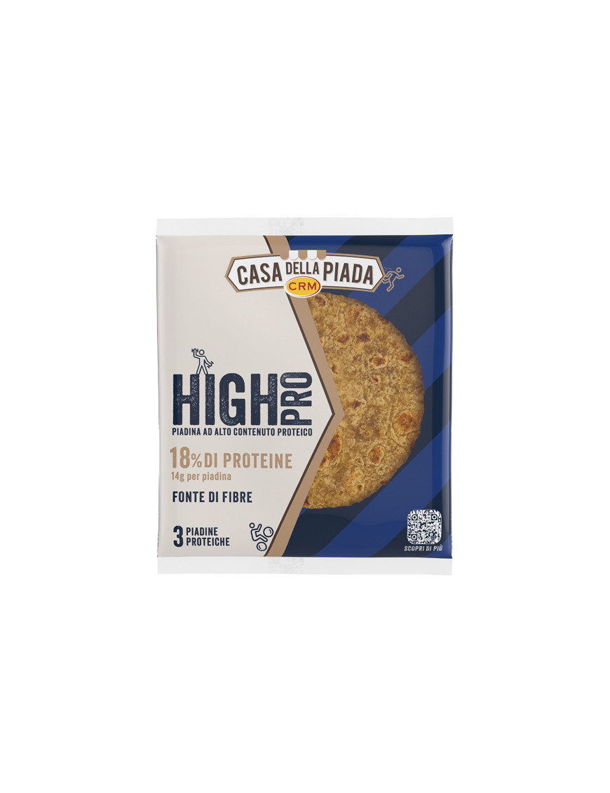 CASA DELLA PIADA PIADINA HIGH PROTEIN G.225 (X3PZ.)