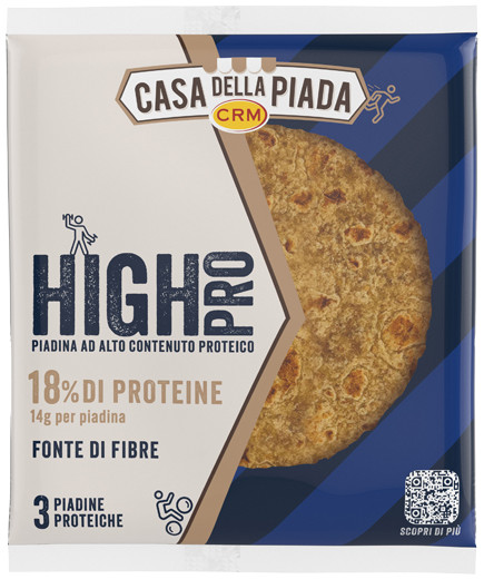 CASA DELLA PIADA PIADINA HIGH PROTEIN G.225 (X3PZ.)