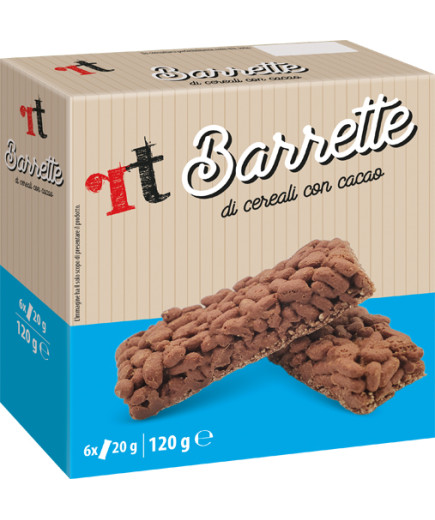 RT  BARRETTA AI CEREALI CON CACAO G.20X6