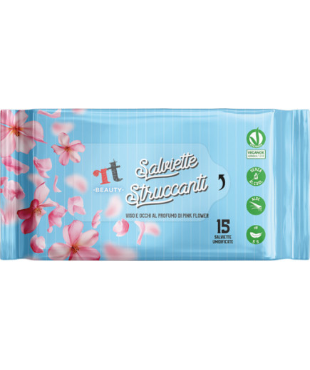 RT  SALVIETTE IMBEVUTE STRUCCANTI X15PZ.