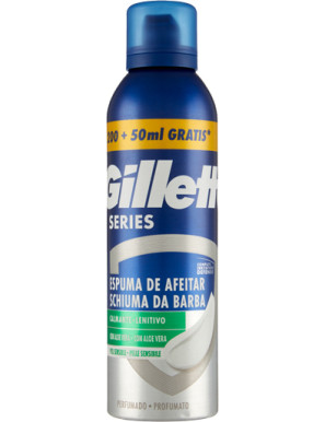 GILLETTE SERIES SCH.DA BARBA SOOTHING PELLI SENSI. ML.200+50