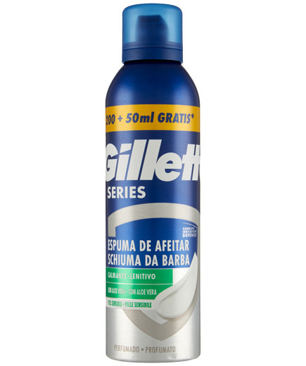 GILLETTE SERIES SCH.DA BARBA SOOTHING PELLI SENSI. ML.200+50
