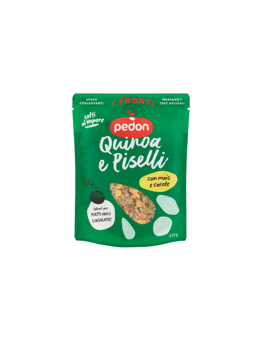 PEDON I PRONTI QUINOA E PISELLI CON MAIS E CAROTE G220 DOYPA