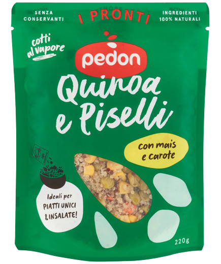 PEDON I PRONTI QUINOA E PISELLI CON MAIS E CAROTE G220 DOYPA