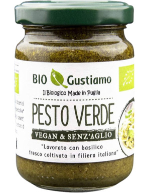 BIO GUSTIAMO-BIO PESTO AL BASILICO (VEGAN) GR.140