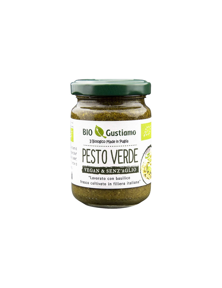 BIO GUSTIAMO-BIO PESTO AL BASILICO (VEGAN) GR.140