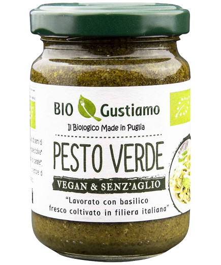 BIO GUSTIAMO-BIO PESTO AL BASILICO (VEGAN) GR.140