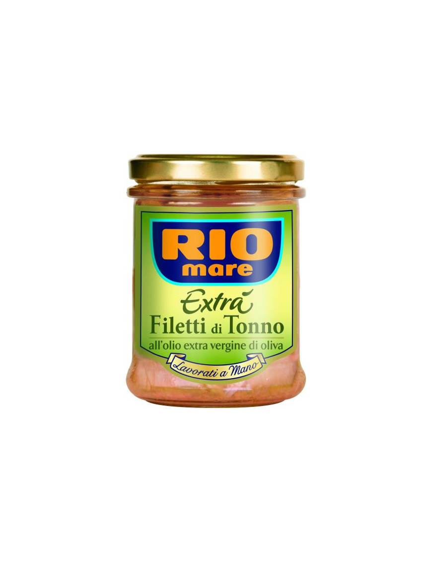 Rio Mare Filetti Tonno Olio Extravergine gr.180 Vaso Vetro