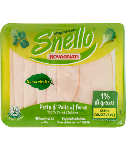 ROVAGNATI 'SNELLO' PETTO DI POLLO AL FORNO GR.100