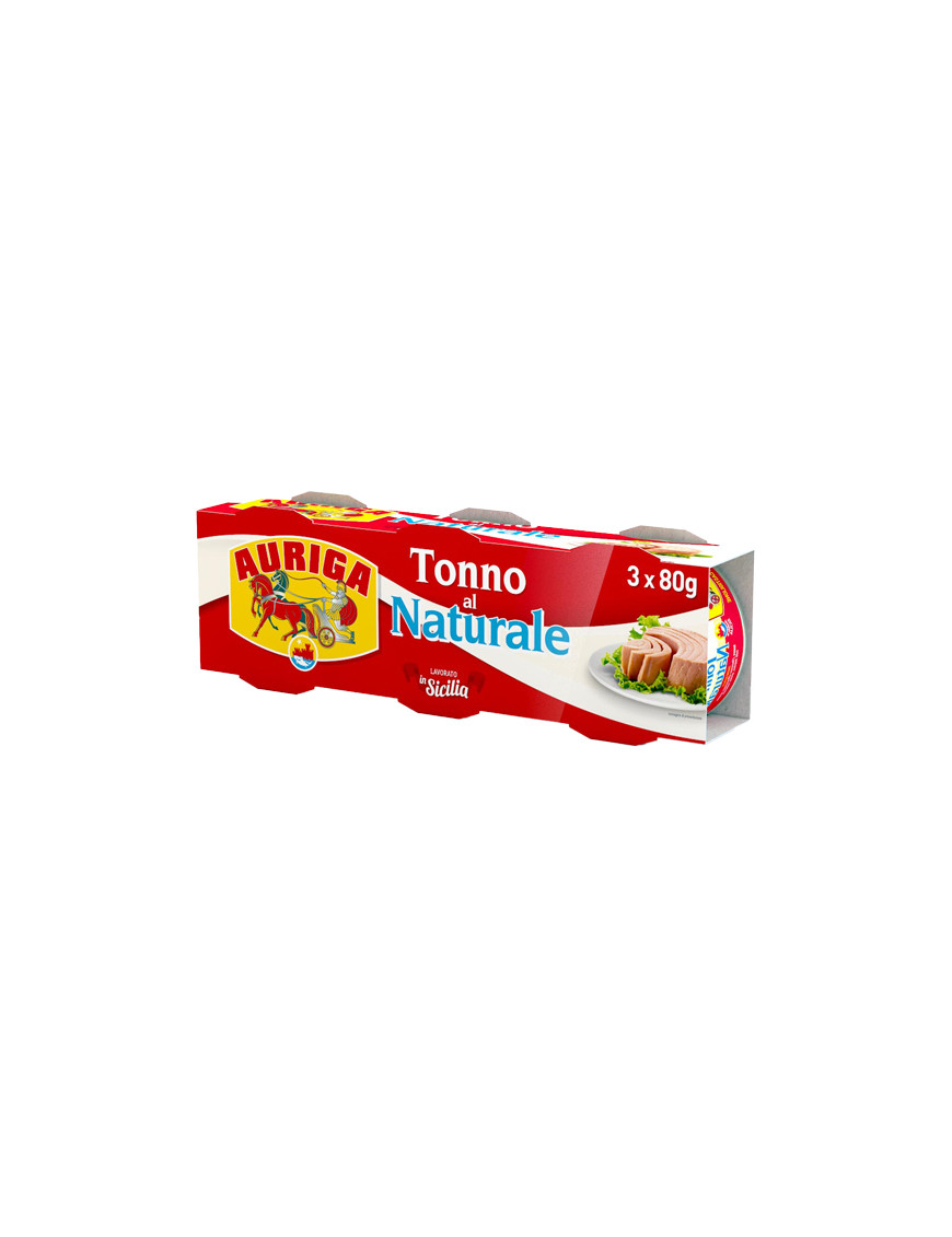AURIGA TONNO AL NATURALE GR.80X3