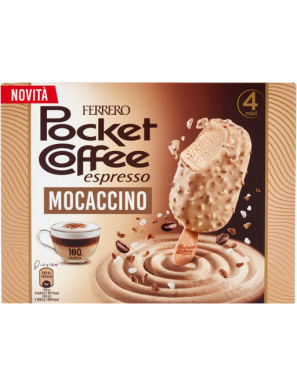 FERRERO POCKET COFFEE STICKMOKACCINO X4 G.164 -ICE CREAM-