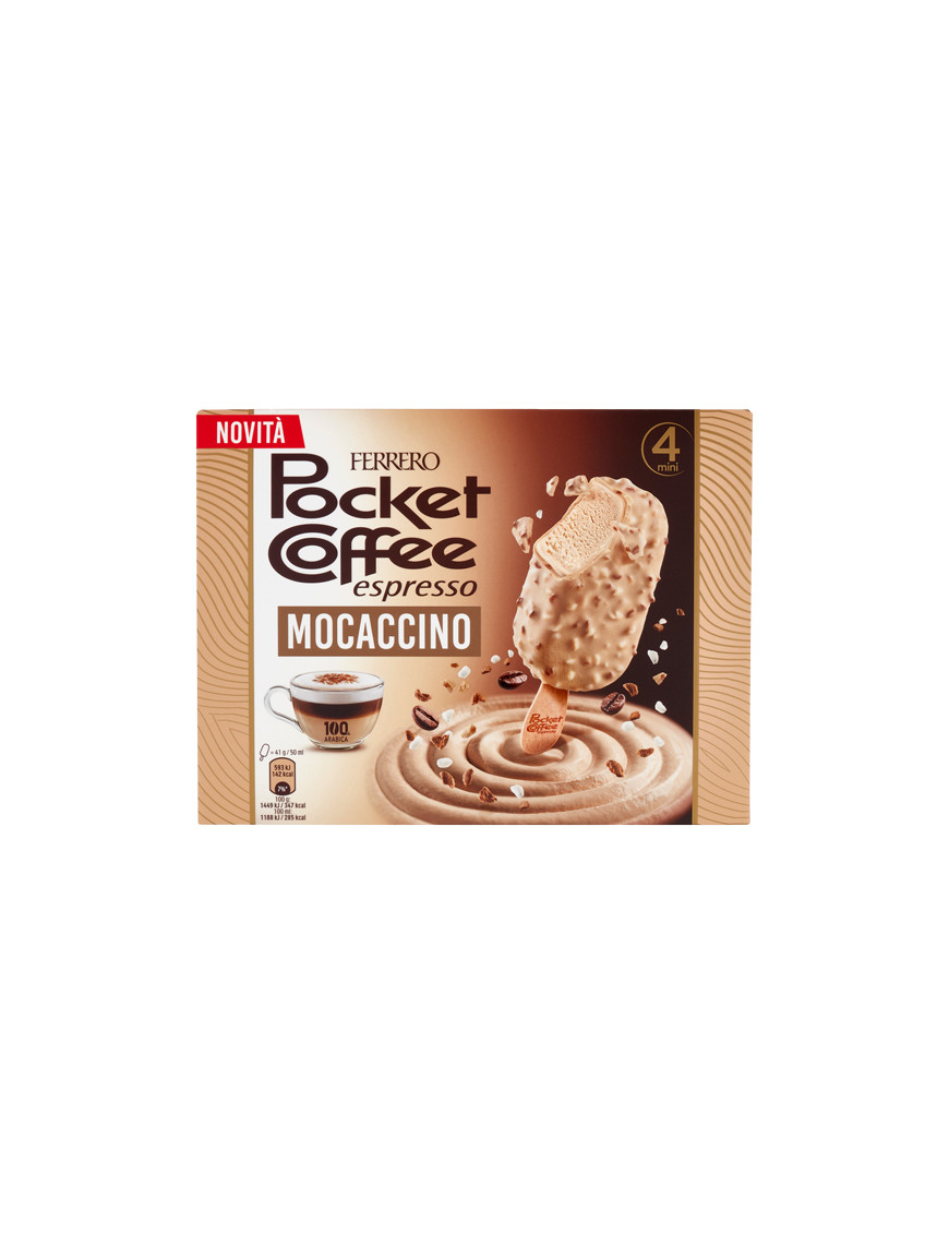 FERRERO POCKET COFFEE STICKMOKACCINO X4 G.164 -ICE CREAM-