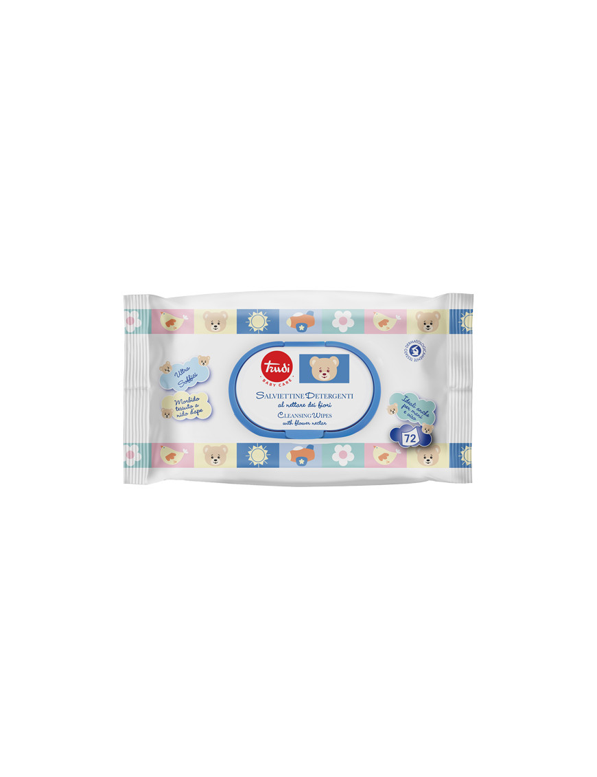 TRUDY BABY CARE SALV.DETERG.NETTARE DEI FIORI C/POPUPPZ.72