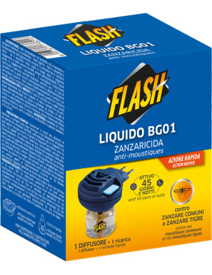 FLASH ELETTROEMANATORE +RICARICA LIQ.45 NOTTI ML.35