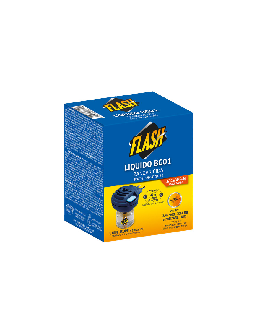 FLASH ELETTROEMANATORE +RICARICA LIQ.45 NOTTI ML.35