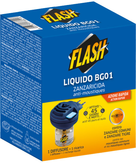 FLASH ELETTROEMANATORE +RICARICA LIQ.45 NOTTI ML.35