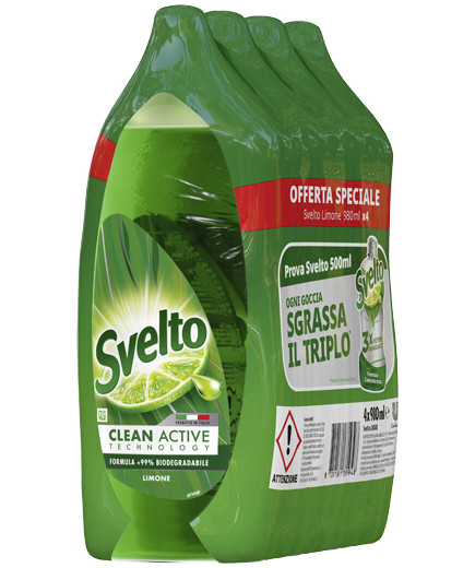 SVELTO DILUITO ML.980X4 LIMONE (QUADRIPACCO)