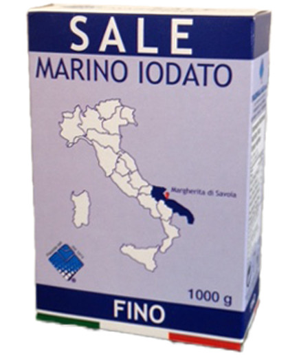 SALE MARINO IODATO FINO ITALIA KG.1