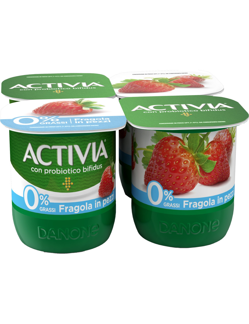 Danone Activia Zero Fragola gr.125X4