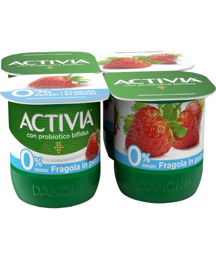Danone Activia Zero Fragola gr.125X4