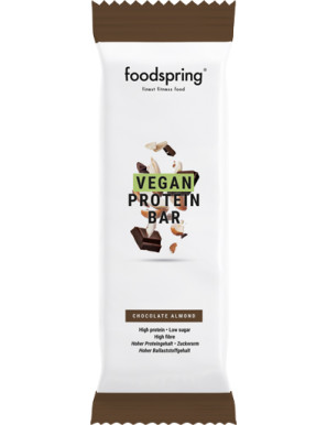 FOODSPRING VEGAN PROTEIN BAR CHOCOLATE ALMOND G.60