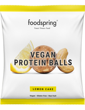 FOODSPRING VEGAN PROTEIN BALLSTORTA AL LIMONE G.40