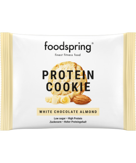 FOODSPRING PROTEIN COOKIE WHITE CHOCOLATE ALMOND G.50