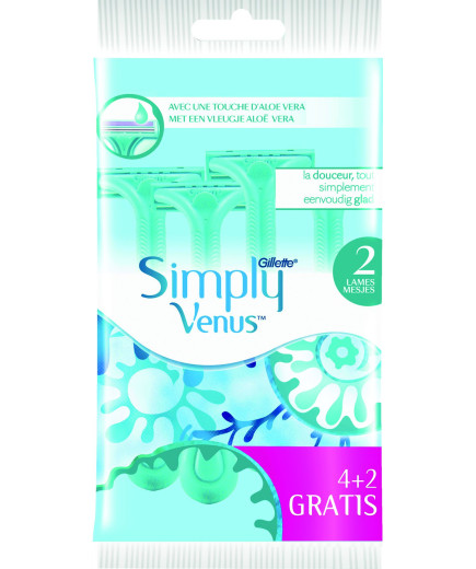 Gillette Simply 2 Venus 4+2