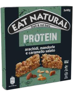 EAT NATURAL BARRETTA CARAMELLO  SALATO E ARACHIDI GR.40 T3