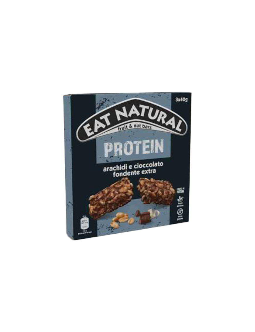 EAT NATURAL BARRETTA  CIOCCOLATO E ARACHIDI GR.40 T3