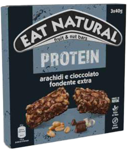 EAT NATURAL BARRETTA  CIOCCOLATO E ARACHIDI GR.40 T3