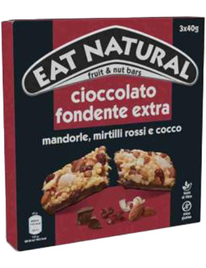 EAT NATURAL BARRETTA GUSTO CIOCCOLATO FONDENTE GR.40 T3