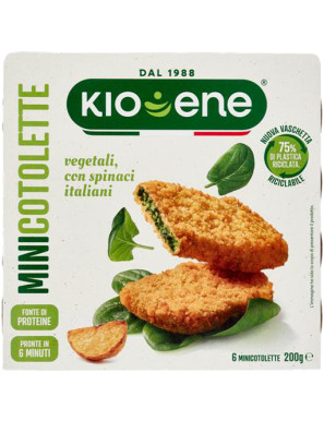 KIOENE MINICOTOLETTE CON SPINACI G.200