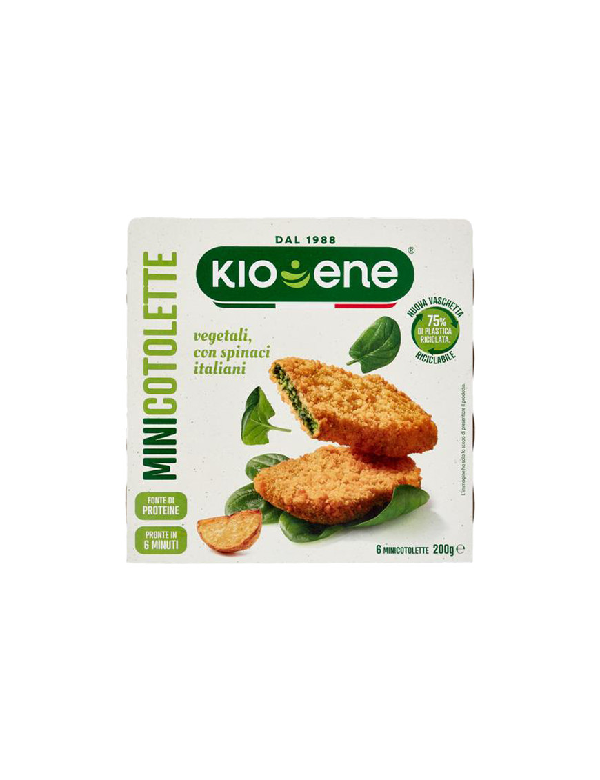 KIOENE MINICOTOLETTE CON SPINACI G.200